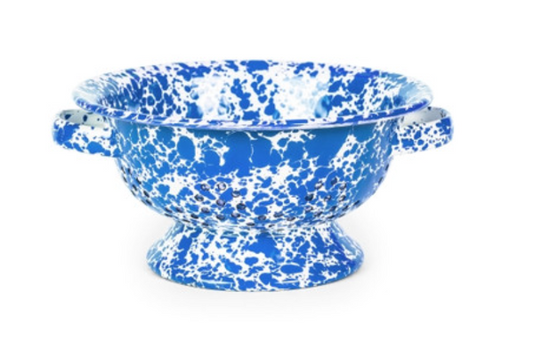 Splatter Enamelware Small Berry Colander