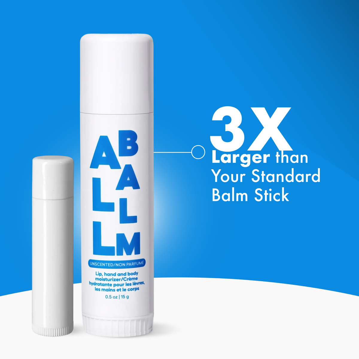 Zizia Giant Multi All Balm Stick-Unscented Hand & Lip Balm