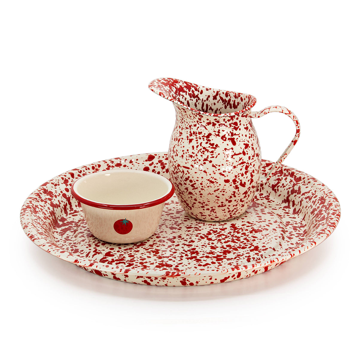 Dan Pelosi x CCH Splatter Enamelware Round Tray