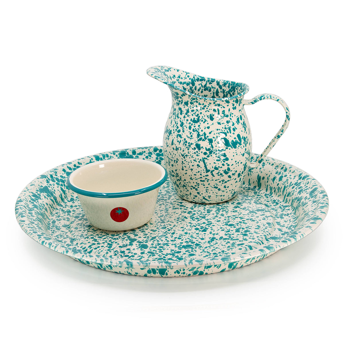 Dan Pelosi x CCH Splatter Enamelware Round Tray