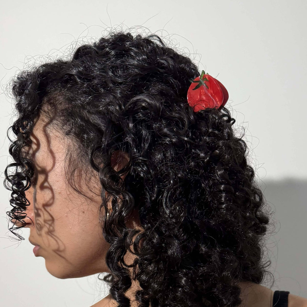Midi Red Apple Hair Claw Clip