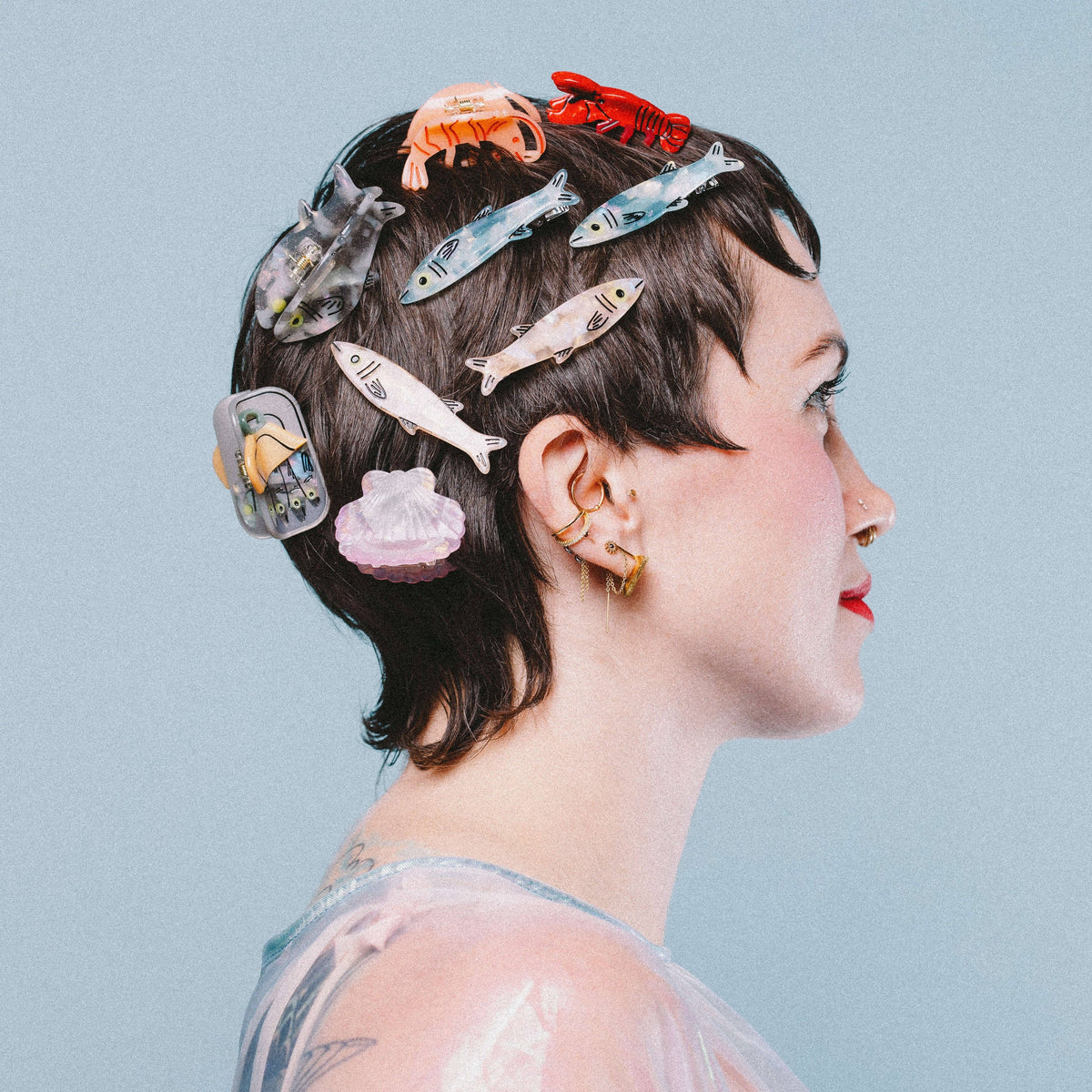 Midi Sardine Hair Claw Clip