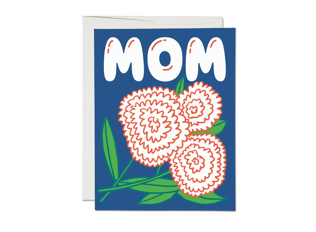 Greeting Card-Zinnia Mom Mother's Day