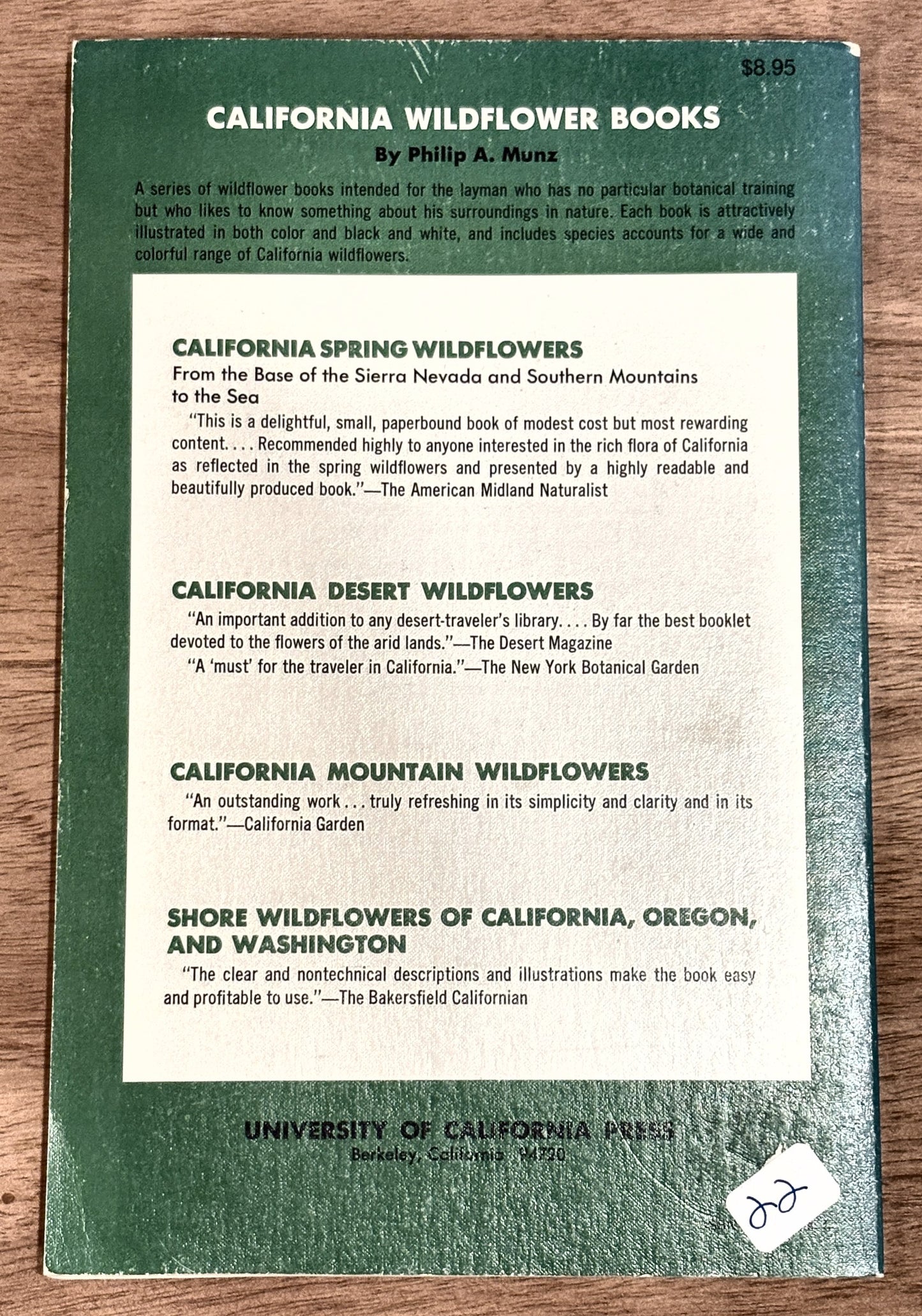 California Spring Wildflowers — Philip A. Munz