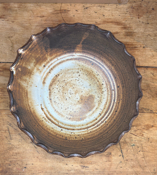 Large Fluted Bowl
