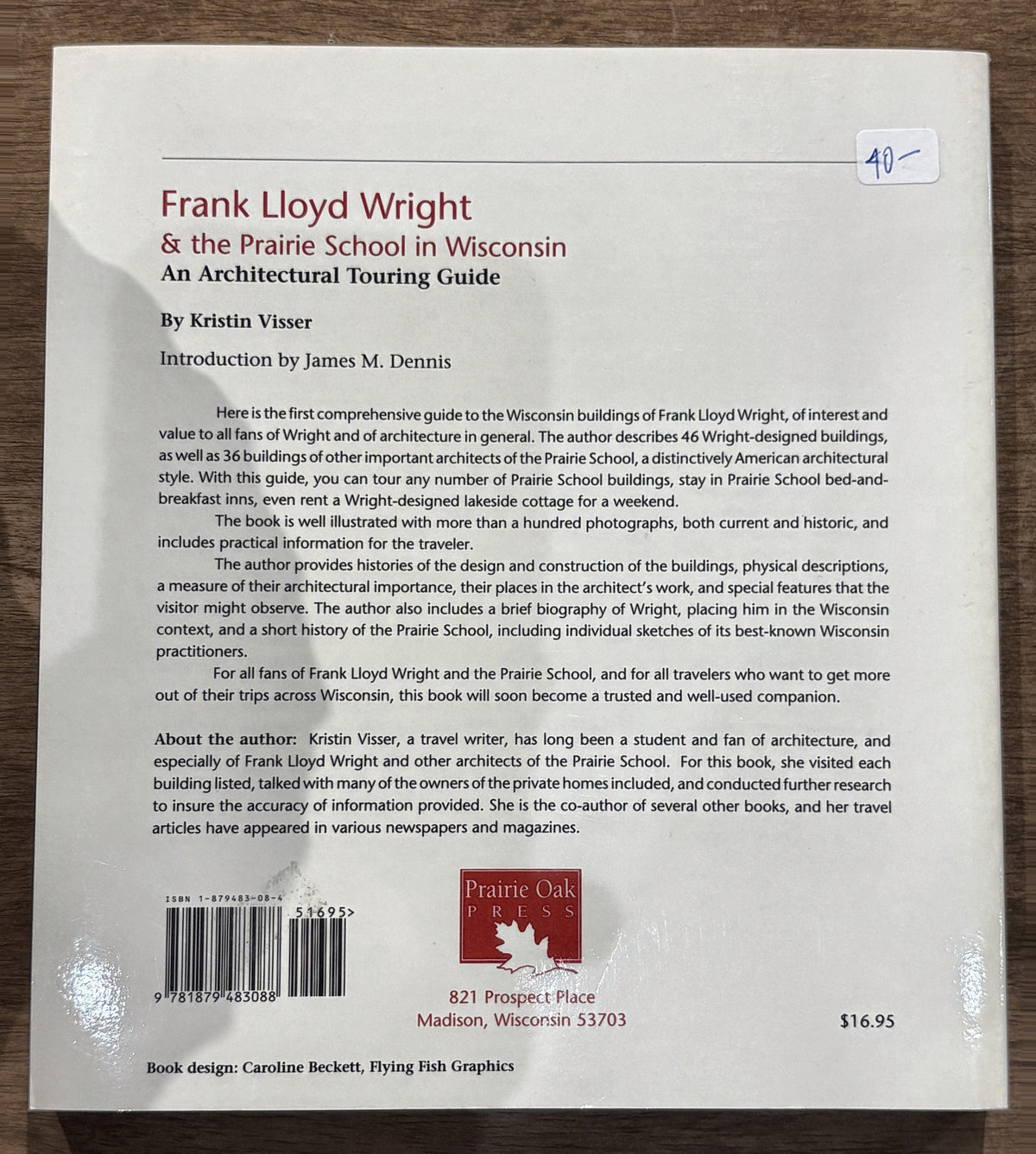 Frank Lloyd Wright & the Prairie School in Wisconsin — Kristin Visser