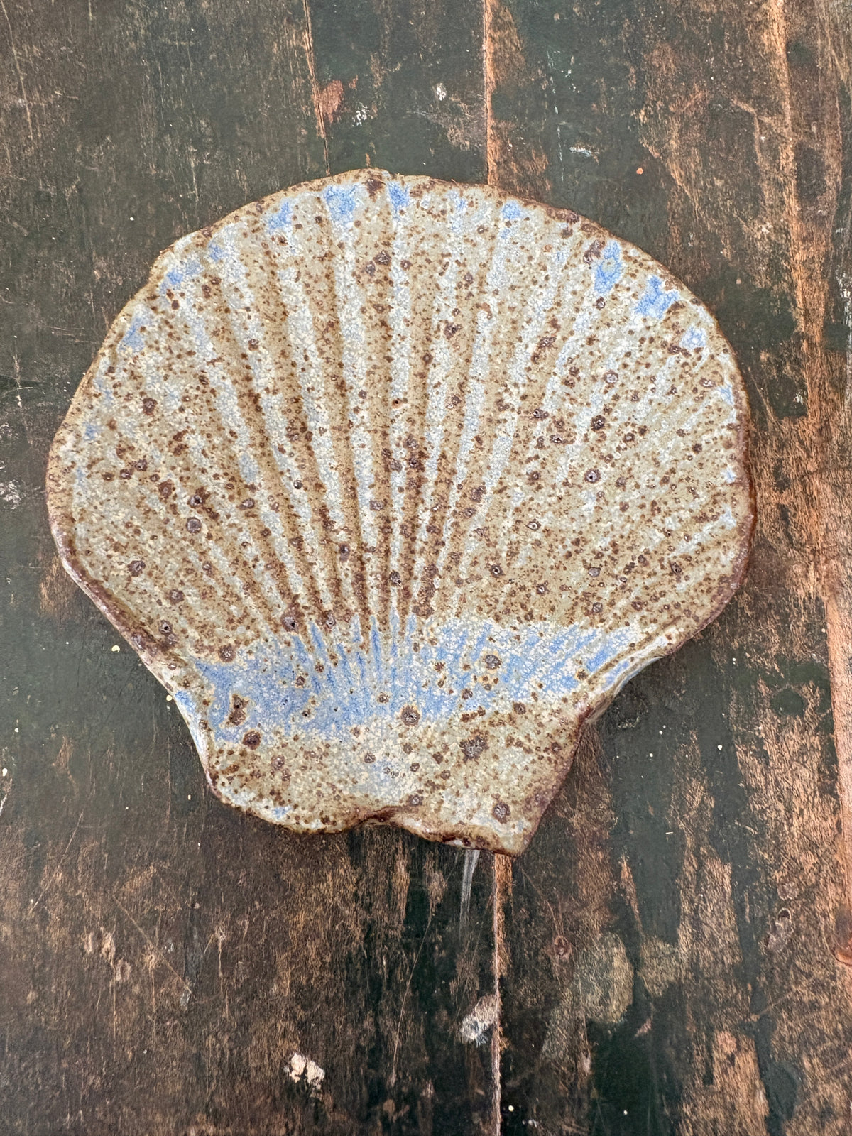 Handmade ceramic MiShell dish, medium