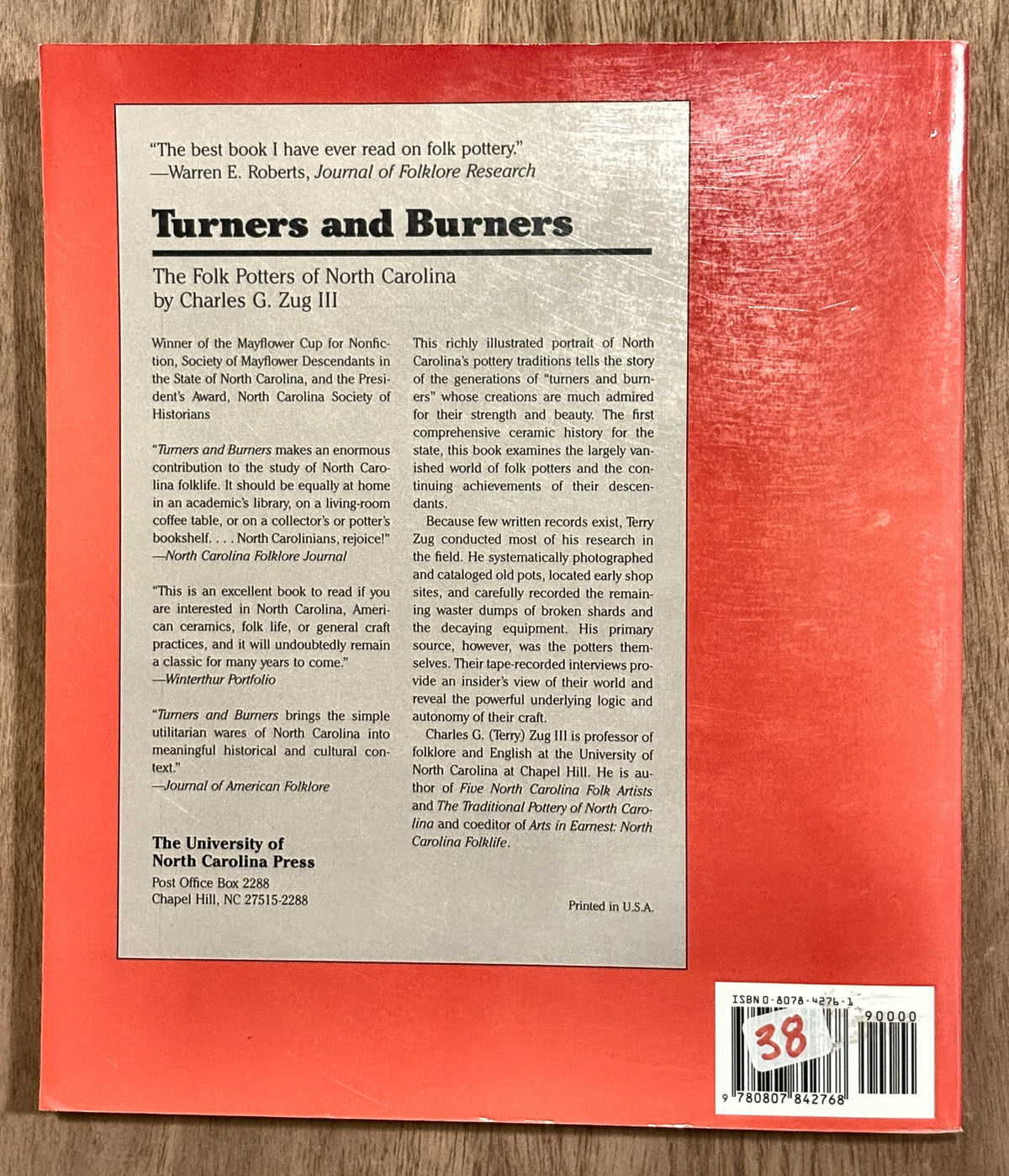 Turners and Burners: The Folk Potters of North Carolina — Charles G. Zug III