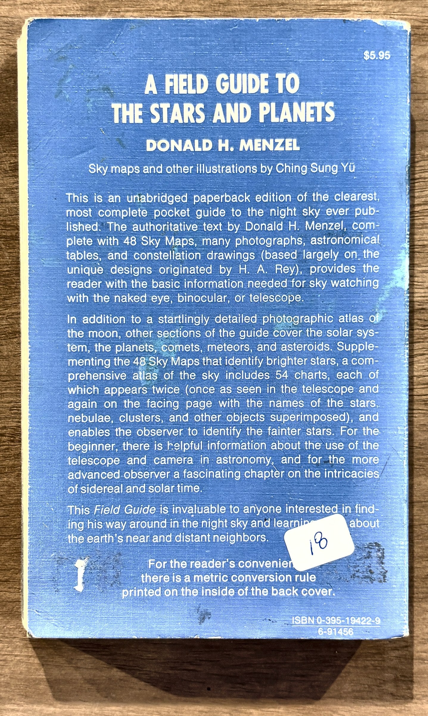 A Field Guide to the Stars and Planets — Donald H. Menzel