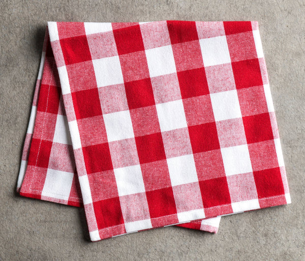 Red Checkered Napkins