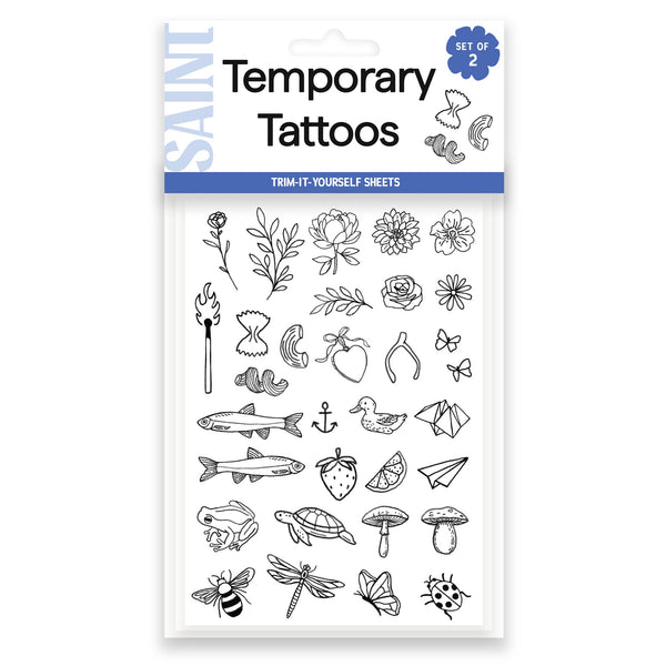 Tiny Tats Temporary Tattoo Sheets