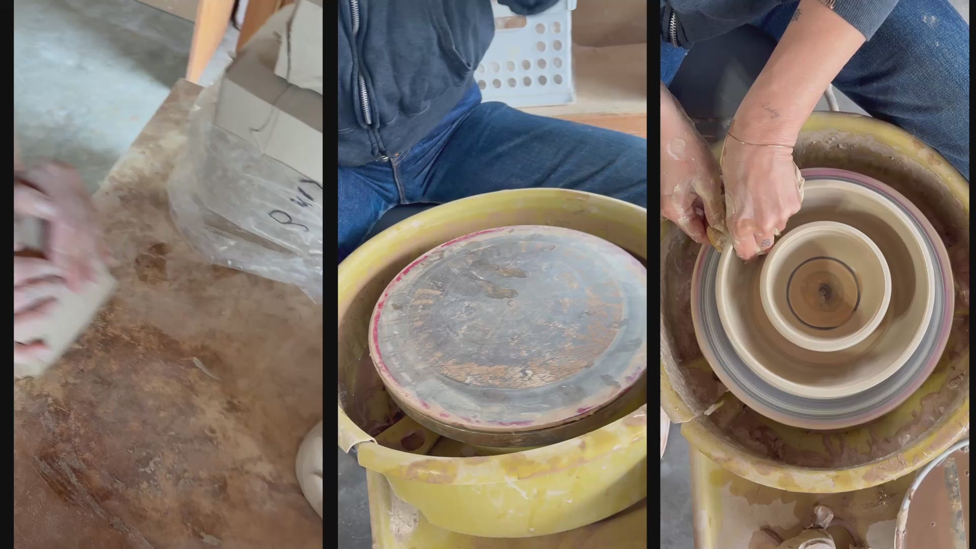 Load video: A short look at how each piece comes together, from wheel to kiln.